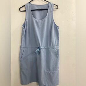 Patagonia Dress Womens Medium Blue Fleetwith Lightweight Hiking Outdoors